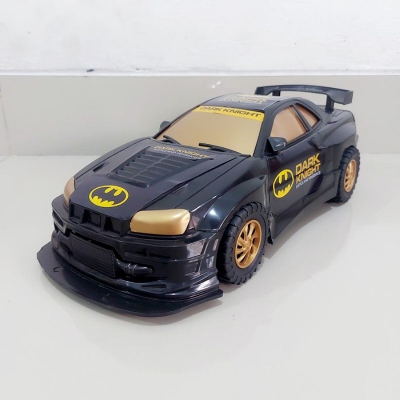 Mainan Mobil Sedan Batman Uk Jumbo - Miniatur Mobilan Superhero Capt America Besar Anak Laki Cowok