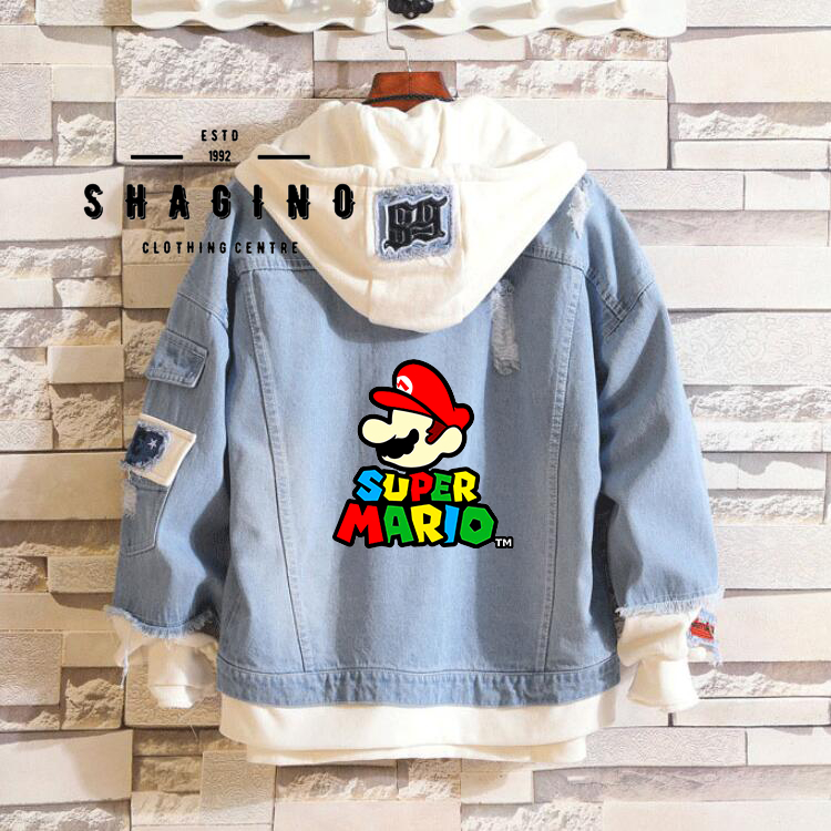 Shagino | Jaket Jeans Oversize Pria Dan Wanita / Jaket Jeans Oversize Terbaru / Jaket Jeans Oversize