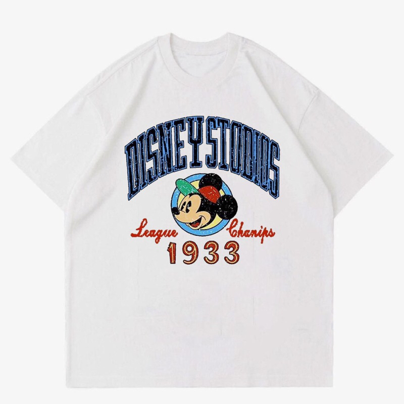 KAOS BAJU DISNEY MICKY MOUSE - DISNEY STUDIOS 1933 | T-SHIRT DISNEY MICKEY MOUSE VINTAGE | BAJU MICK