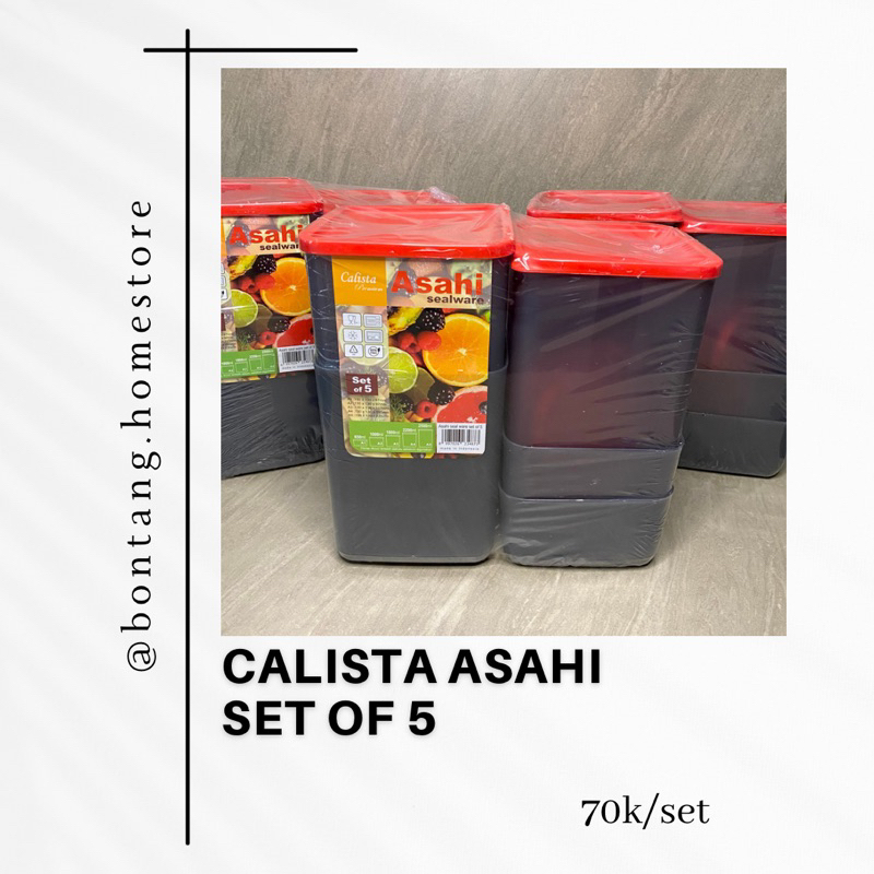 CALISTA ASAHI SMOKE SET OF 5 || TOPLES SET CALISTA