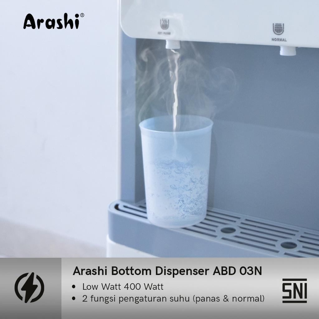 DISPENSER ARASHI BOTTOM ABD 03N WHITE ORIGINAL NEW PRODUK!!!