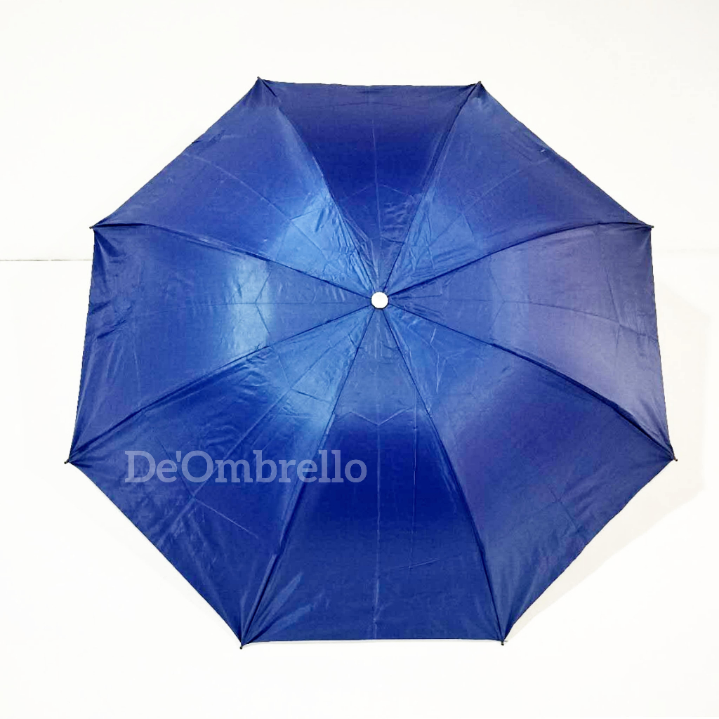 (026)Payung Lipat 3 Polos Dalam Silver Anti UV / Payung promosi/Payung Lipat/Payung Polos Premium Quality