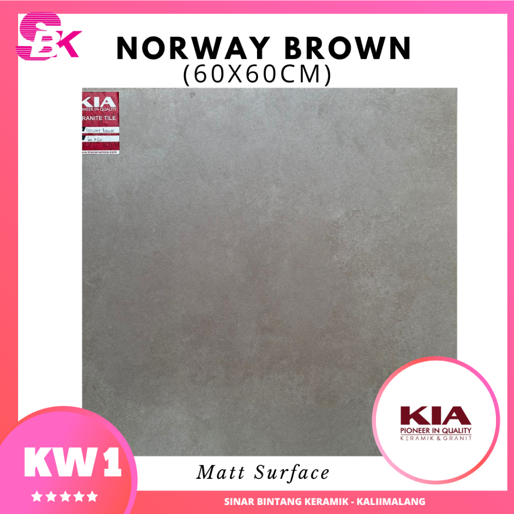 Granit 60X60 Norway Brown Kia