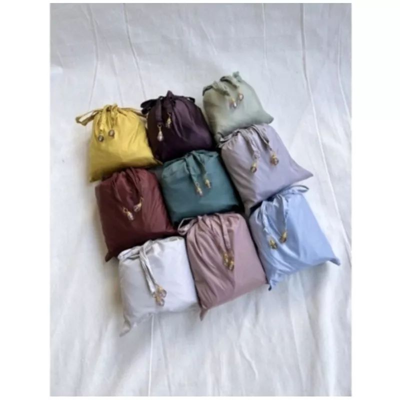 Mukena Traveling mini kecil praktis Parasut Korea