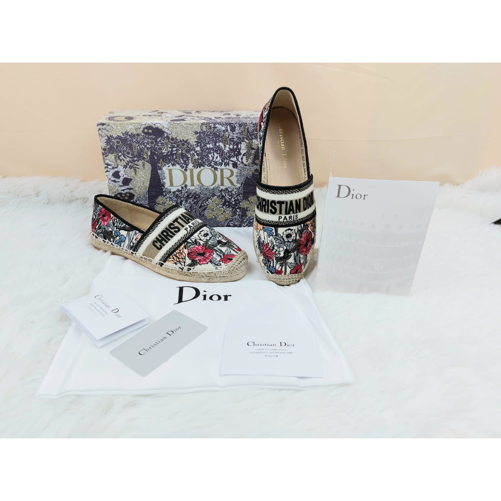 Dior Monogram Espadrille Women mirror quality