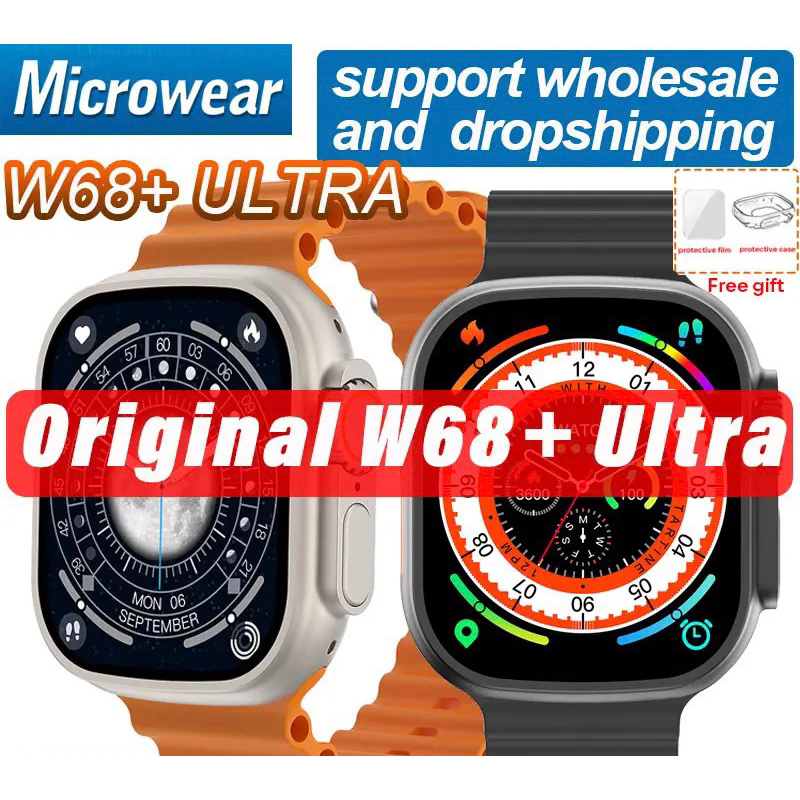 Smartwatch W68+ Plus Like Watch 8 Ultra NFC Heartrate