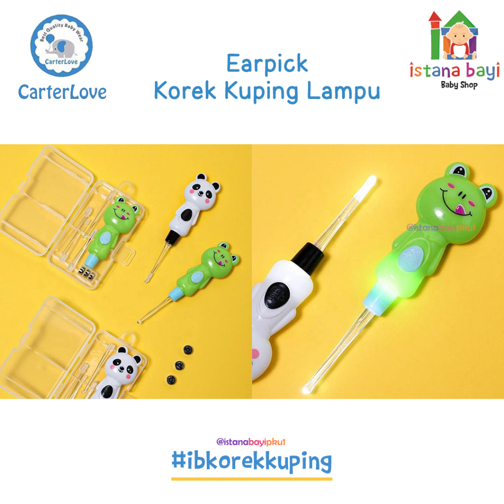 KOREK KUPING LAMPU EARPICK WITH CASE / FLASHLIGHT KOREK KUPING yy 1709