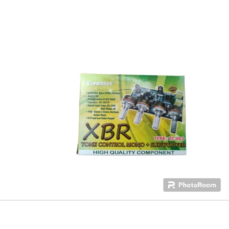 TONE CONTROL XBR + SUBWOOFER TUNERSYS