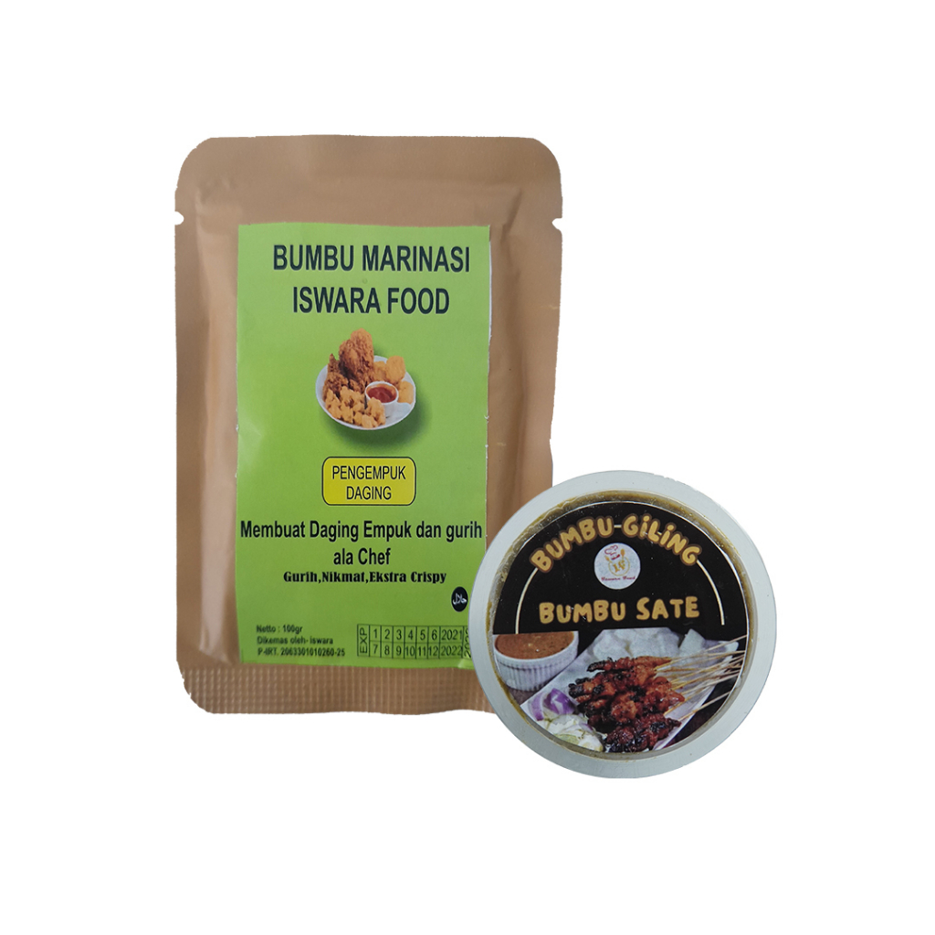 

Qriukk Bumbu Giling Instan Sate - FREE Bumbu Marinasi Pengempuk Daging