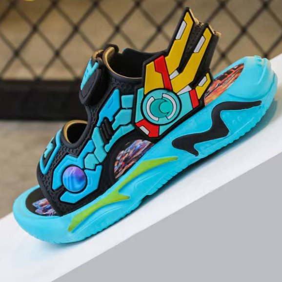 Sepatu SANDAL Anak Laki - laki TRYON Gundam X-08 2023 / Sandal Anak Karakter Import Terbaru