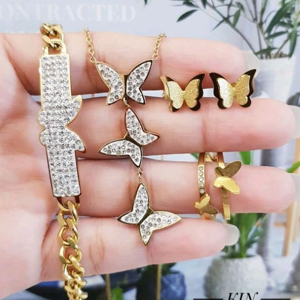 Titanium set perhiasan dewasa 28kp1