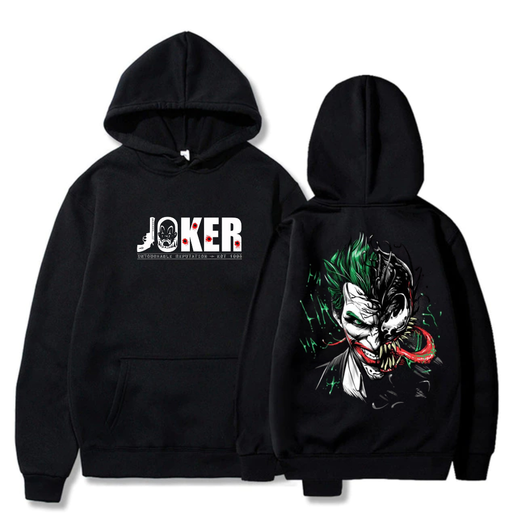 Jaket Hoodie JOKER Unisex Big Size / Hoodie Pria / Hoodie / Hoodie Wanita