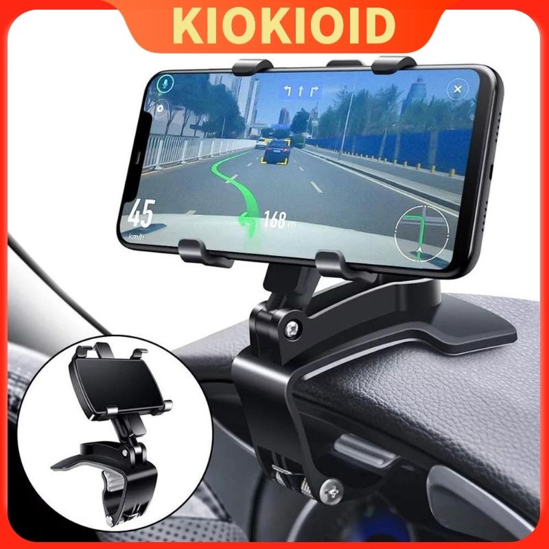 Phone Holder Mobil Universal Dudukan Hp 3 in 1 Car Holder Kaca Spion Gantung Dashboard Mobil Jepit