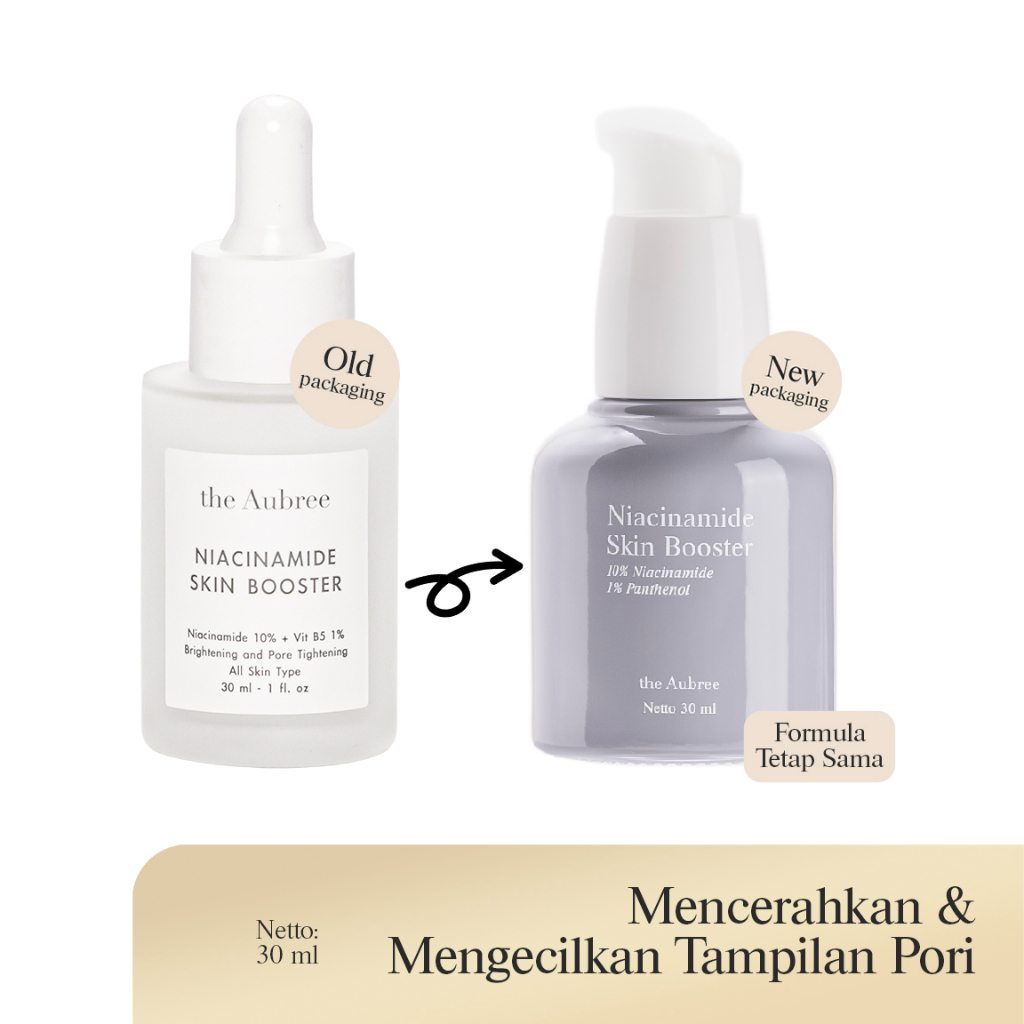 The Aubree Niacinamide Skin Booster 30 ml Serum Pencerah Wajah