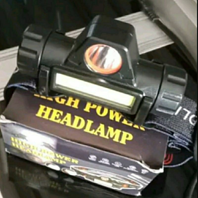 Senter kepala LED rechargeable lampu camping outdoor headlamp kemping reparasi