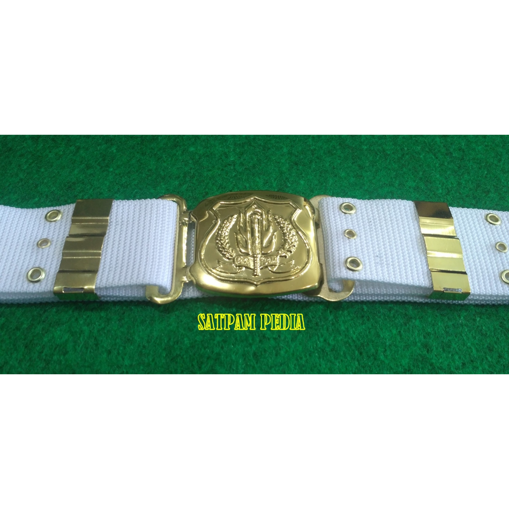 Kopel Rim PDL Nylon Security Putih - Kopel Satpam Putih