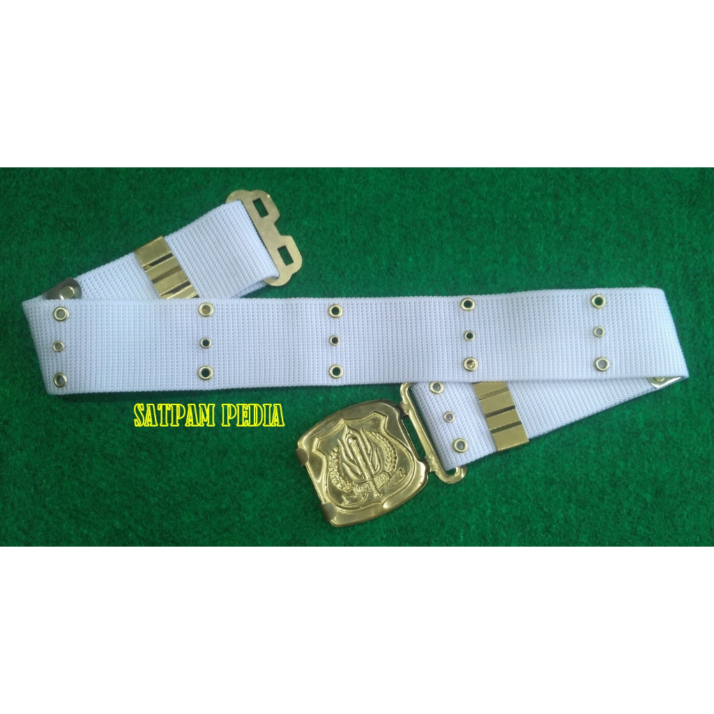 Kopel Rim PDL Nylon Security Putih - Kopel Satpam Putih