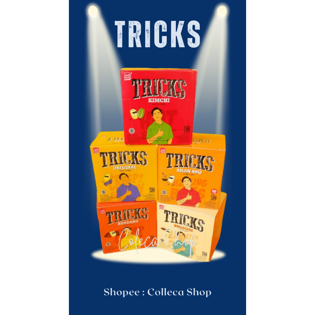 

Tricks Biskuit Kentang Potato Baked Chips 10 pc x18gr