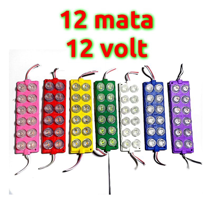 Lampu LED 12 mata 12 volt Lampu led kolong motor mobil LED variasi motor mobil 12 volt