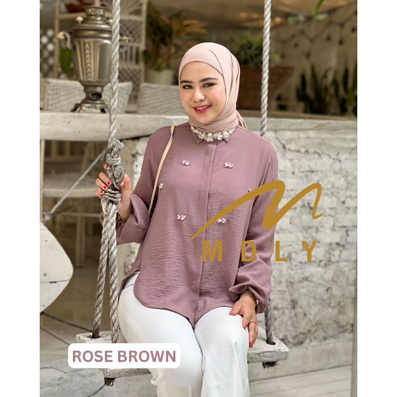 BAJU Atasan Tunik Wanita Original Terbaru Selena Blouse By MDLY