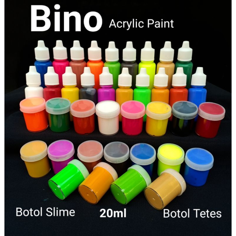 

Acrylic Bino Paint @20ml / Cat Lukis Akrilik Bino @20ml