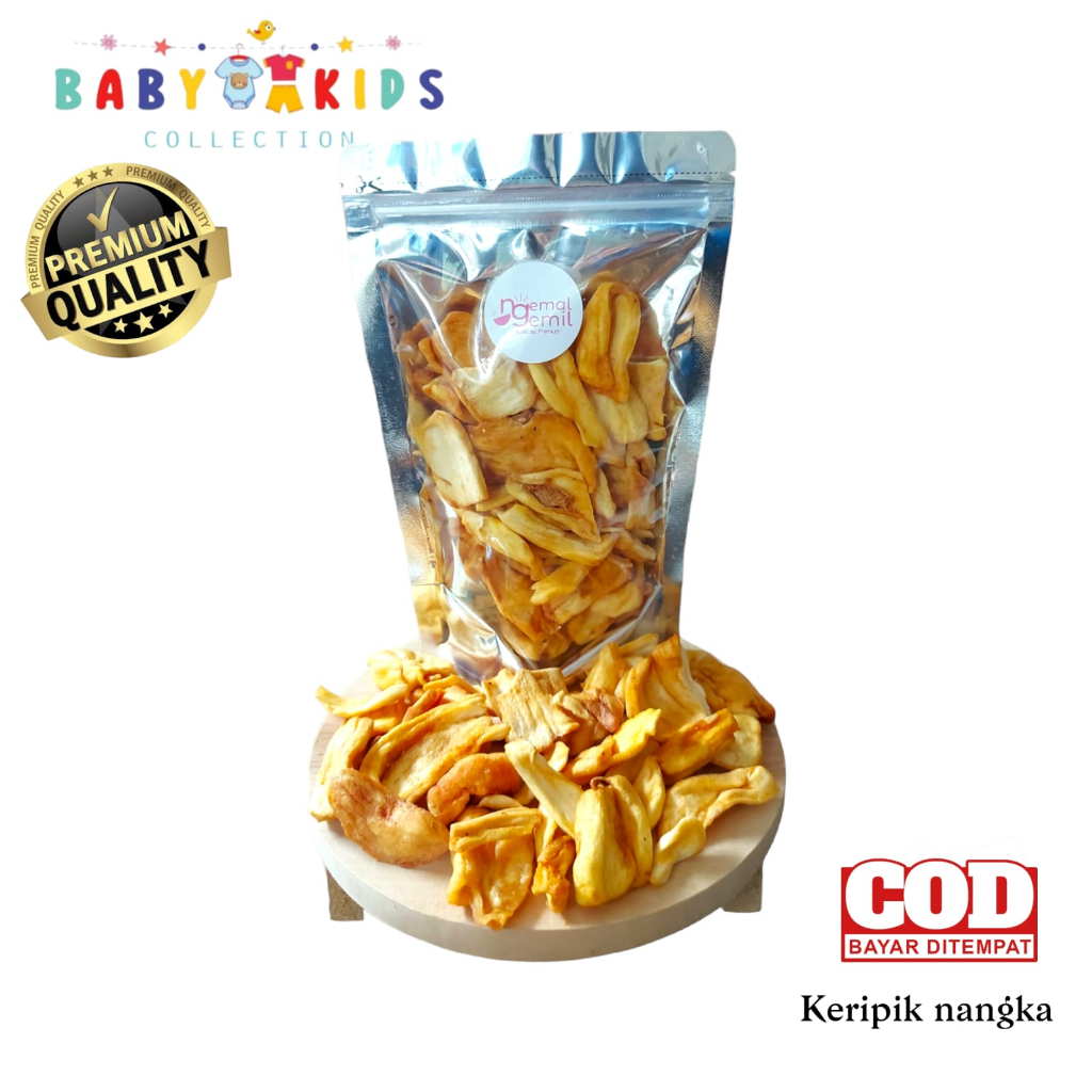 

Keripik Nangka Kripik Buah Jackfruit Chips Renyah Garing Kualitas Premium