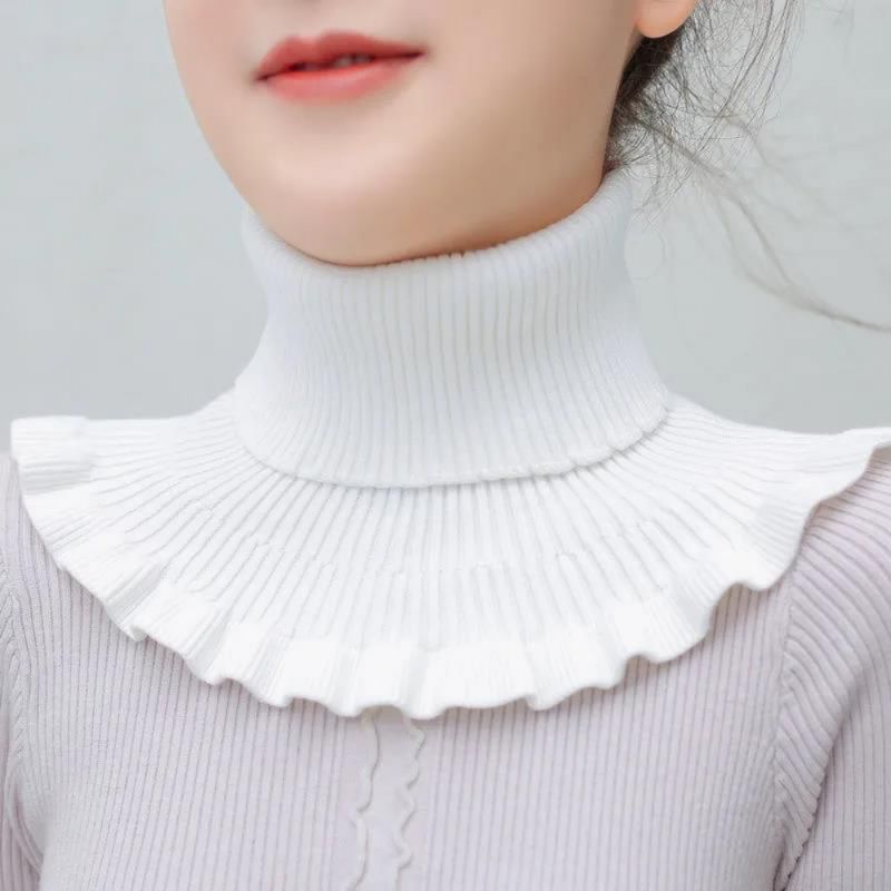 Syal Rajut Turtleneck Palsu