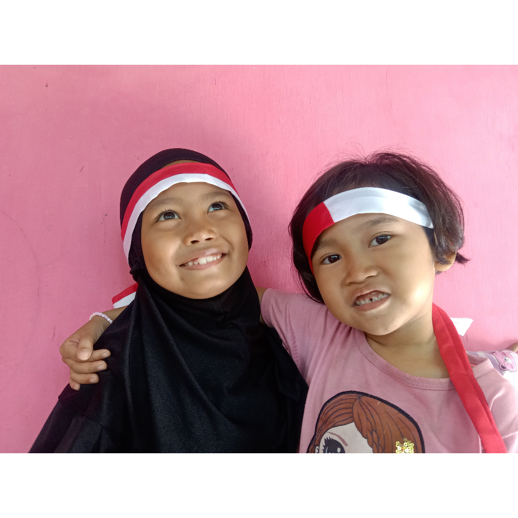 Ikat Kepala Merah Putih Ikat Kepala Kemerdekaan Ikat Kepala 17 Agustusan IKAT KEPALA MERAH PUTIH MUR