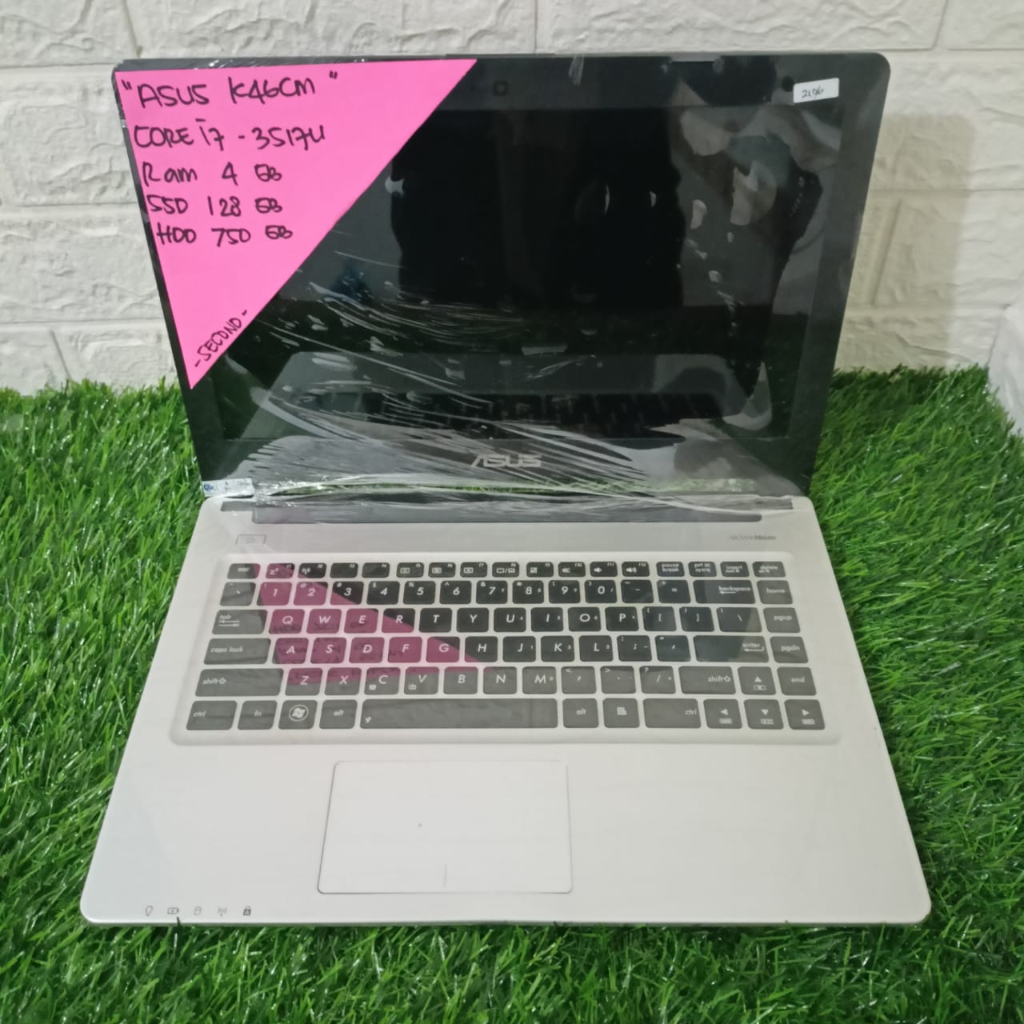 ASUS K46CM CORE I7-3517U RAM 4 GB SSD 128 GB HDD 750 GB 14 INCH (2196)