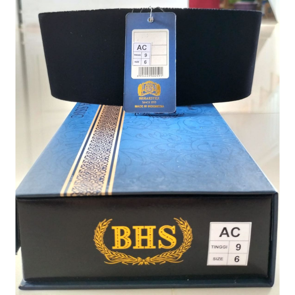 Peci BHS Songkok Hitam ac Tinggi 8 9 dan10-Peci Bhs Classic Original