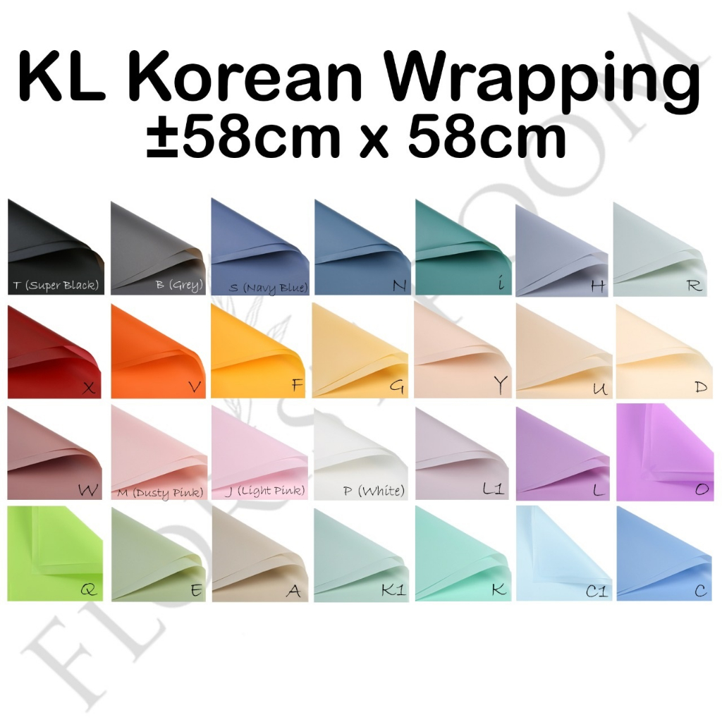 

TOKO ANQA-Flower Wrapping Cellophane Roll 58cm x 30meter