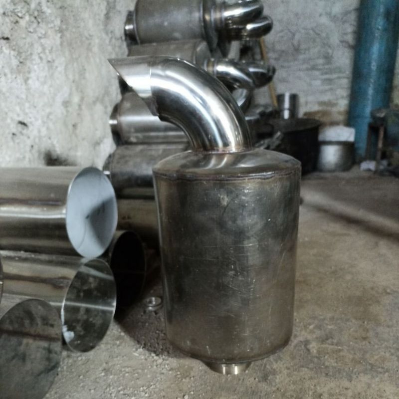 knalpot diesel dongfeng 28pk-30pk full stainless