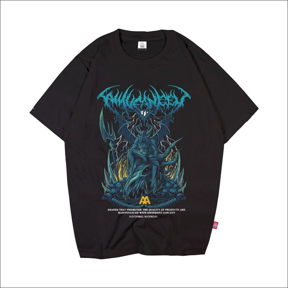 KAOS DISTRO / ORIGINAL / NIGHT PATROL / ALIVE ANGEL / T-SHIRT / PAKAIAN PRIA / cottonology / lawless