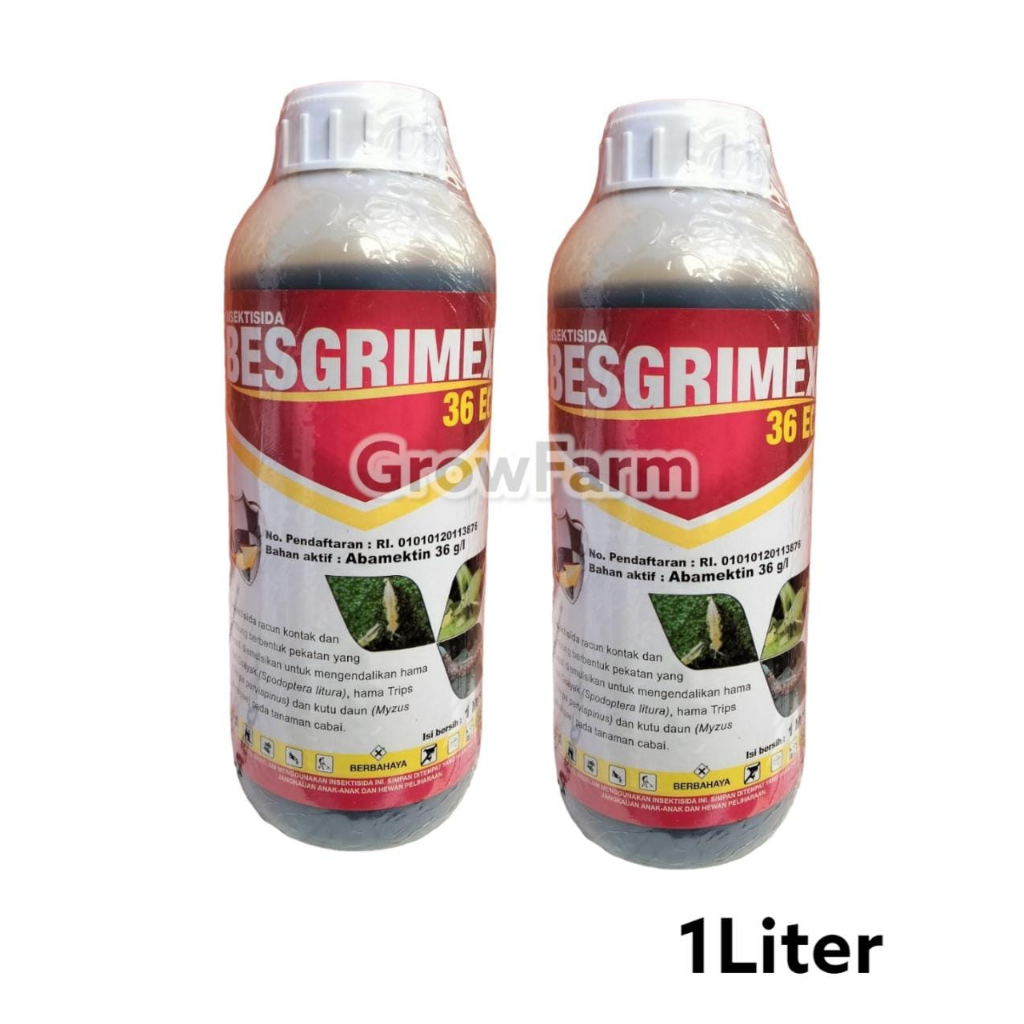 BESGRIMEX 36 EC 1Liter Insektisida Abamektin 36g/l Ampuh Atasi Hama Tanaman Abamectin Tertinggi Dike