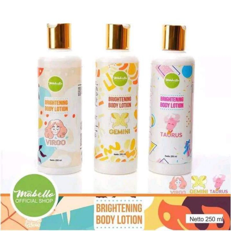 Handbody Mabello Body Lotion Pencerah