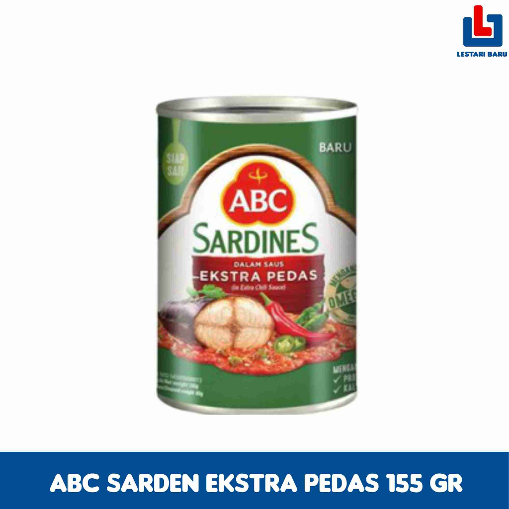 

ABC Sarden Ekstra Pedas 155 gr