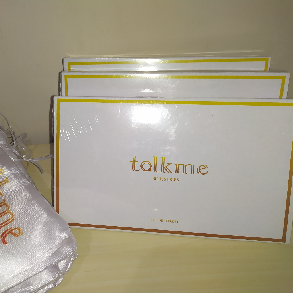 Talkme Parfume RICH SERIES botol Bulat, Parfum Viral seTiktok, Parfum Termurah