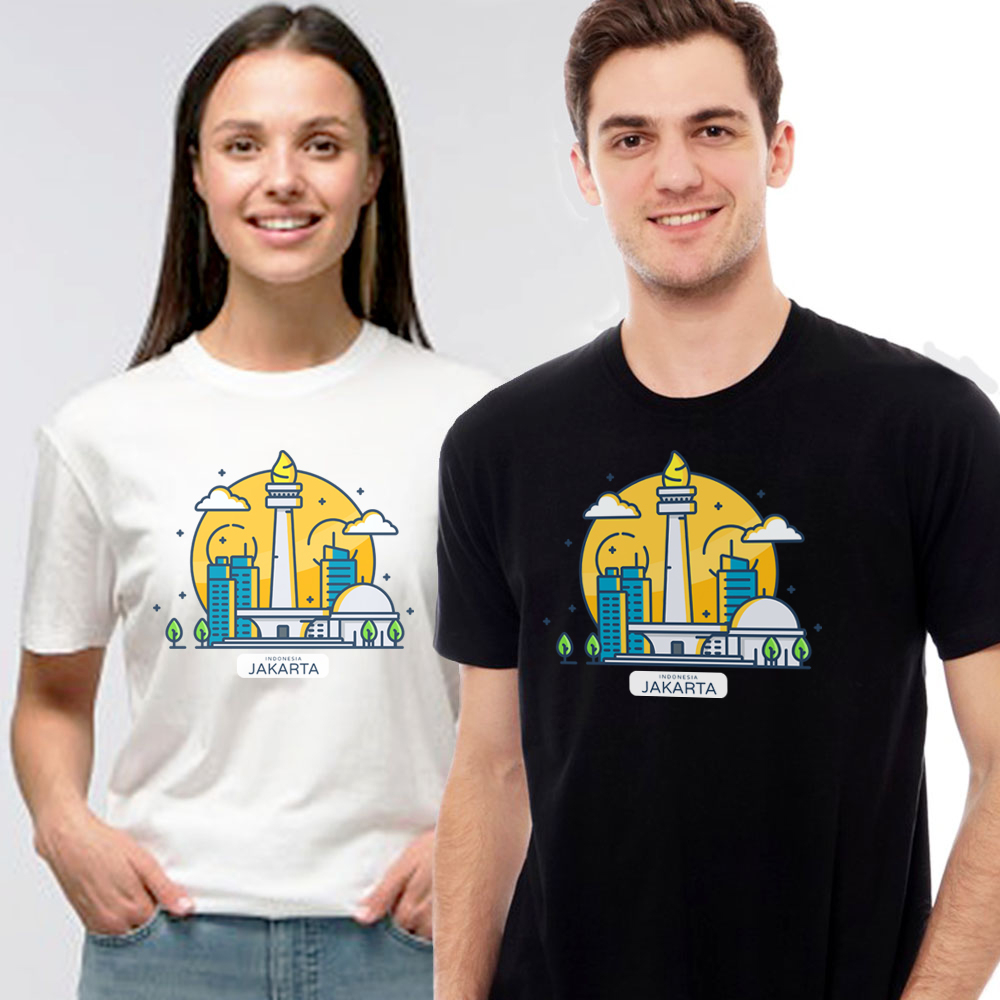 Kaos Unisex Dewasa MONAS JAKARTA