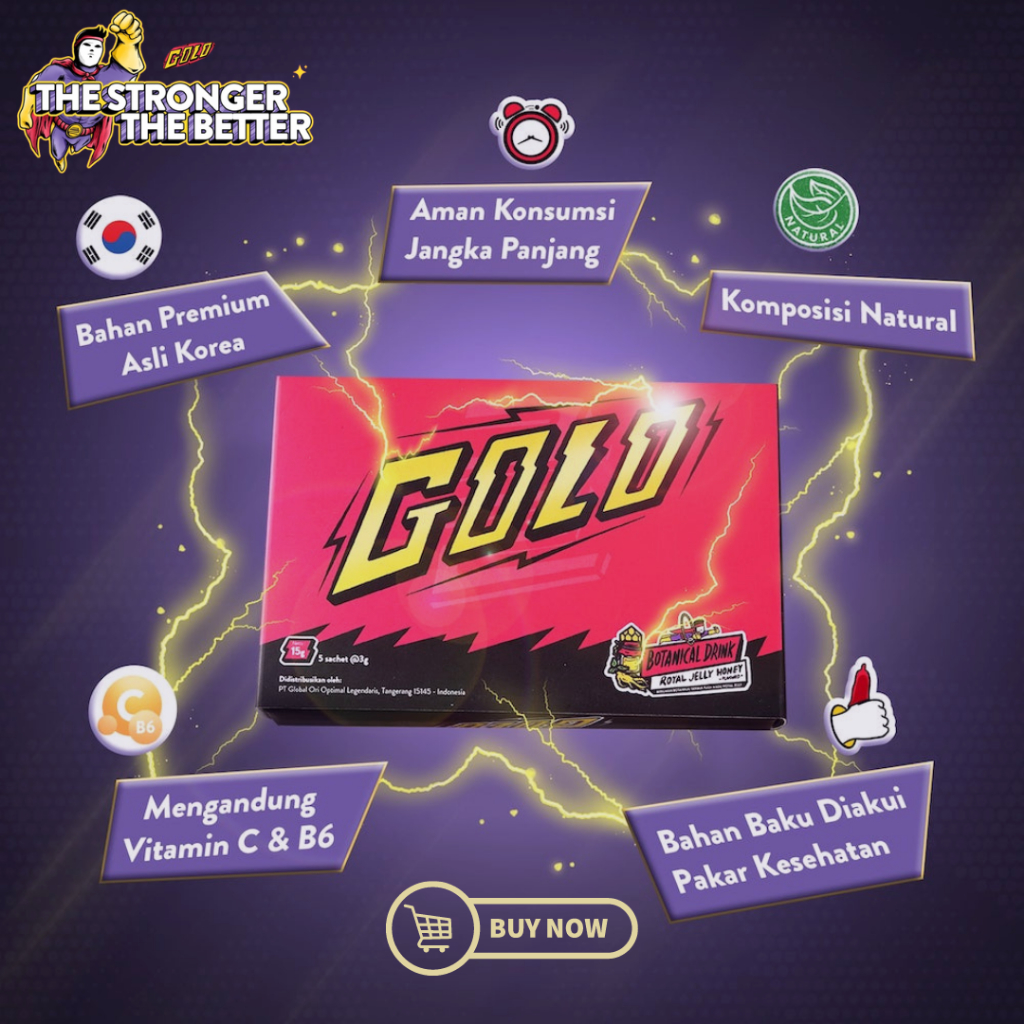 Mister Golo Ginseng Korea Jamu Herbal Madu Kuat Pria Tahan Lama GOLO Ginseng Stamina Pria Plus Plus