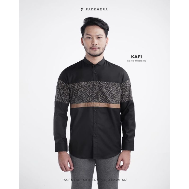 FADKHERA KAFI | BAJU KOKO MODERN FADKHERA | KEMEJA KOKO PRIA DEWASA