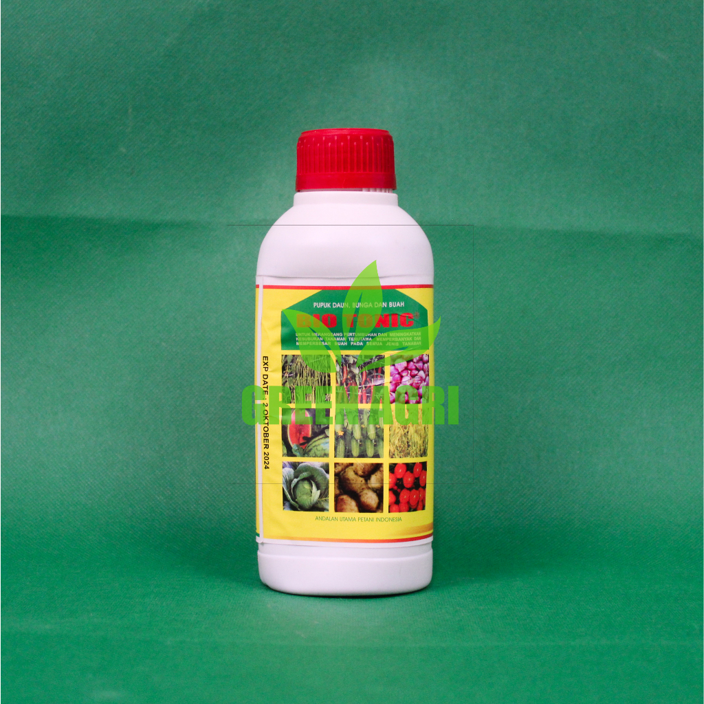Bio Tonic 500ml Pupuk Cair Untuk Daun Bunga & Buah