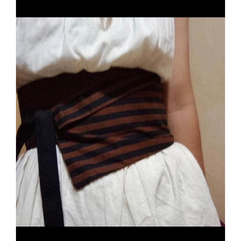 Obi lurik ikat pinggang kain