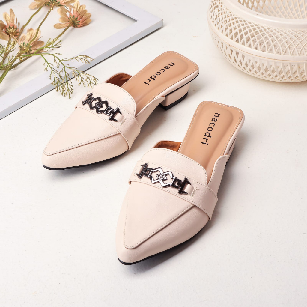 Nacodri  KIRANA Mules Wanita heels 3cm