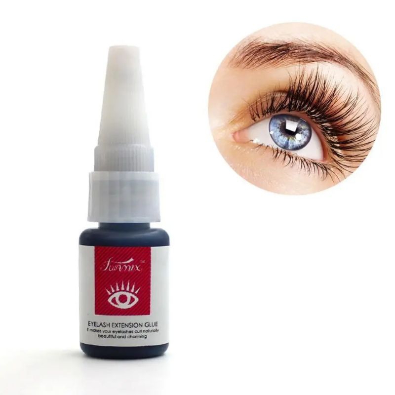 FUN. MIX 15ML GLUE EYELASH Adhesive Lem Eyelash Extensions Tahan 2-3Mingguan Best Seller Warna Hitam Ready!!! Box Putih