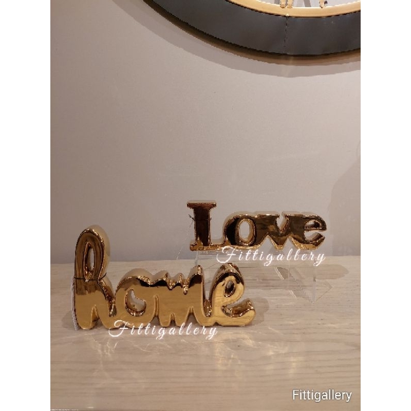 HIASAN MEJA HOME & LOVE GOLD INFORMA