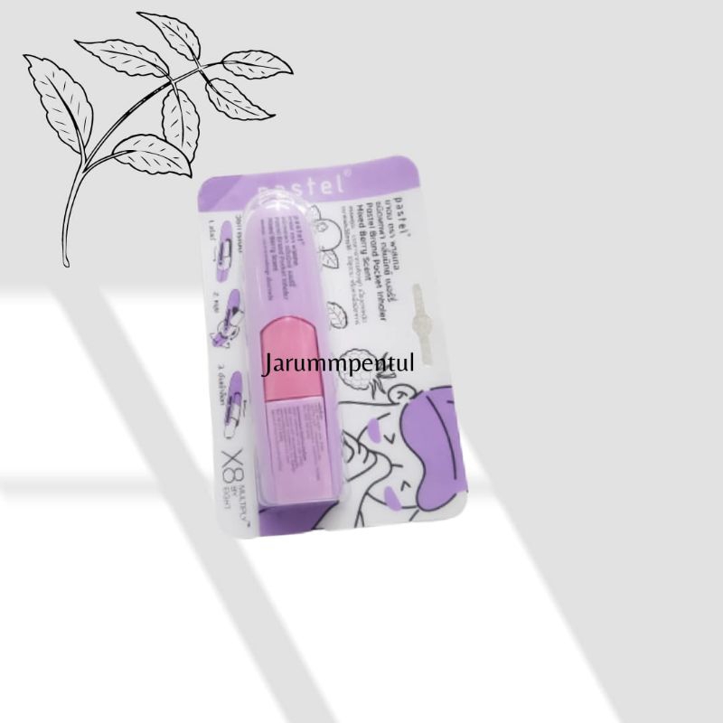 Pastel Translucent Inhaler 2in1 / Pastel Inhaler Viral / Pastel Tranparant
