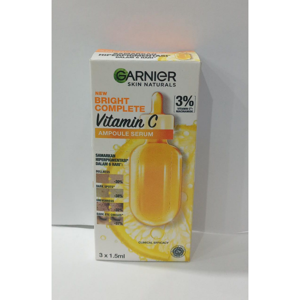 Garnier Bright Complete Ampoule Vitamin C Hiperpigmentasi Serum