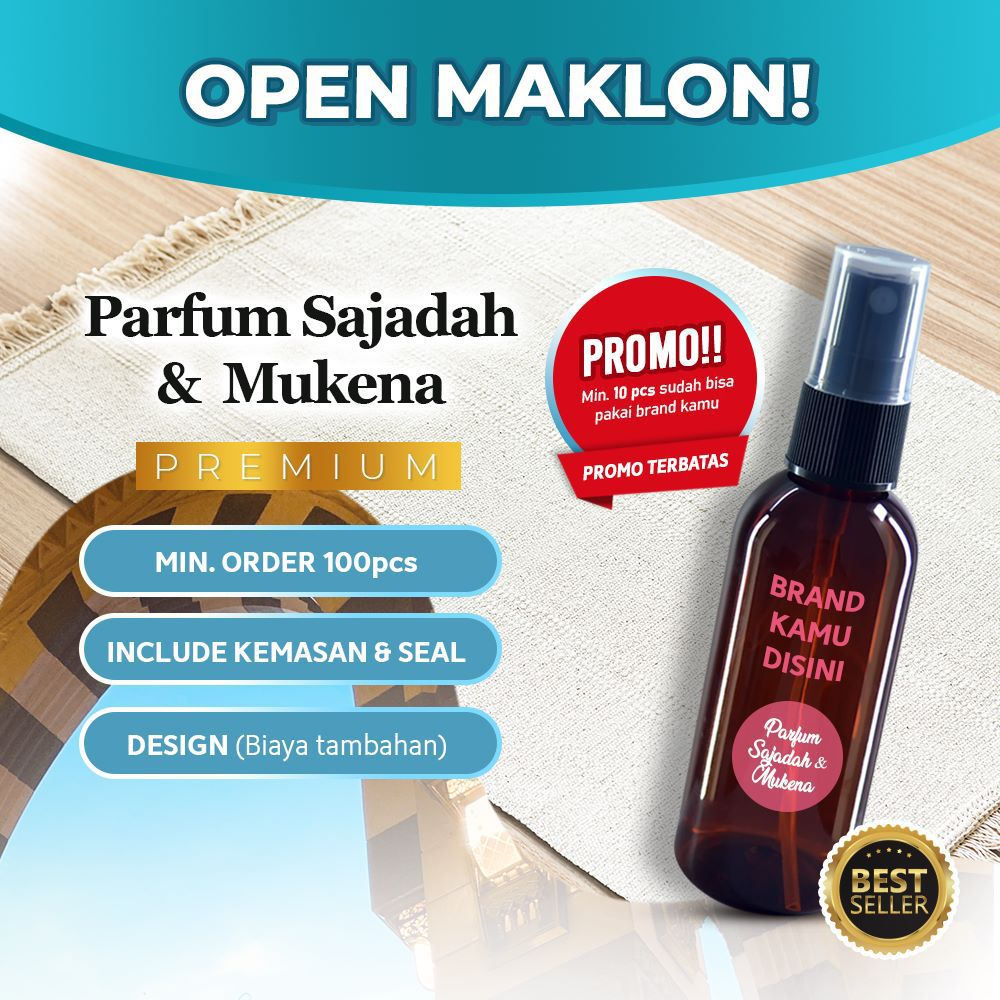 Maklon Parfum Sajadah Aroma Parfum Arab - Sample