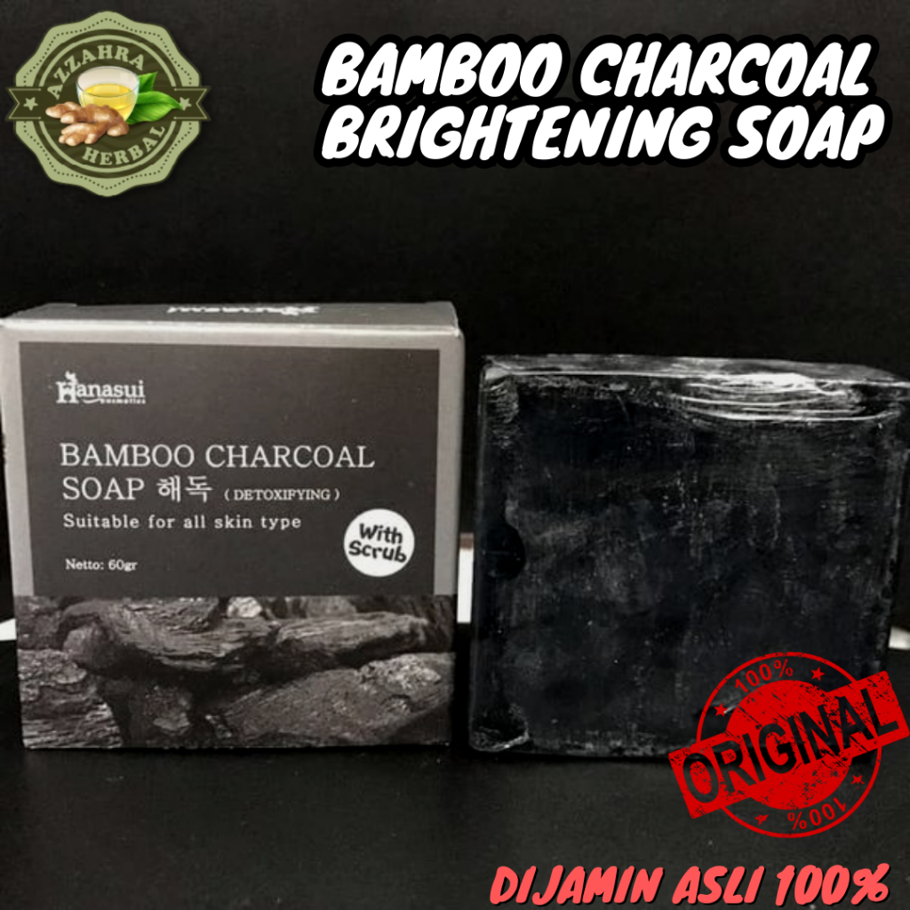 [60GR] 𝐎𝐑𝐈 Sabun Arang Bamboo Charcoal / Bamboo Charcoal Brightening Soap