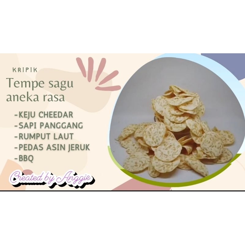 

keripik tempe sagu renyah